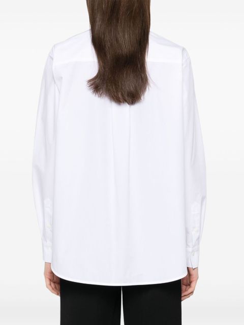 TOTEME Signature cotton shirt - White
