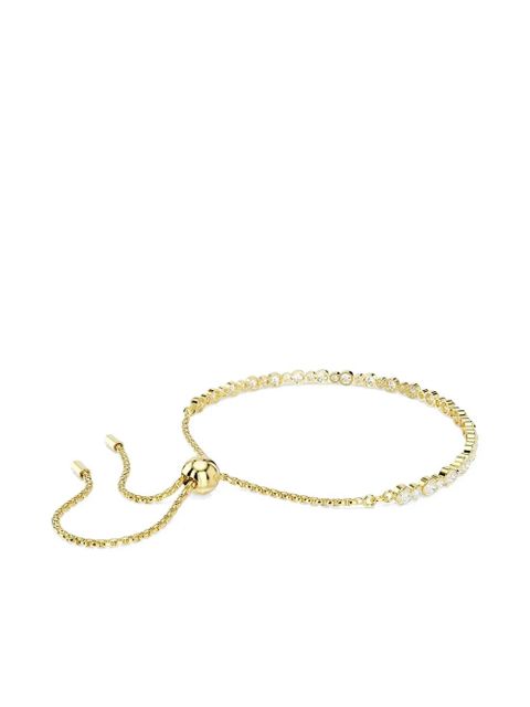 Swarovski Matrix Tennis crystal-embellished gold bracelet