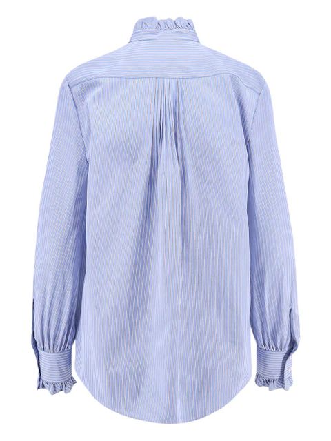 Valentino Garavani striped poplin shirt - Blue