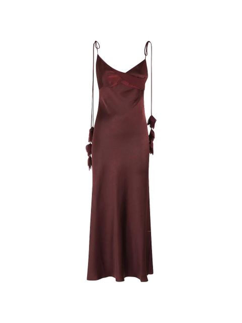 Self-Portrait V-neck midi dress - Red - zdjęcie produktu nr 1