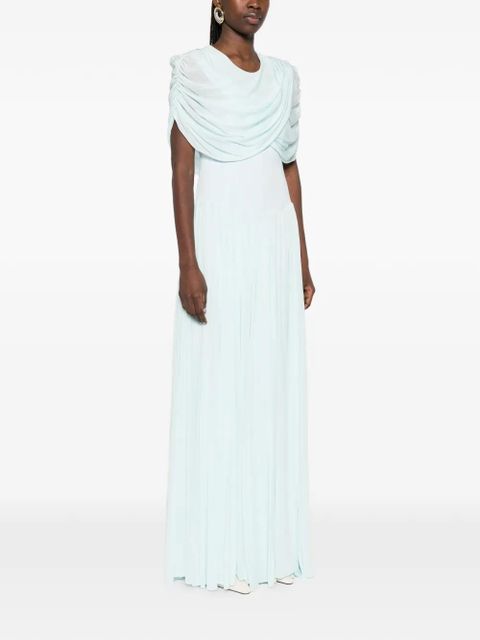 Simkhai draped-detail maxi dress - Blue
