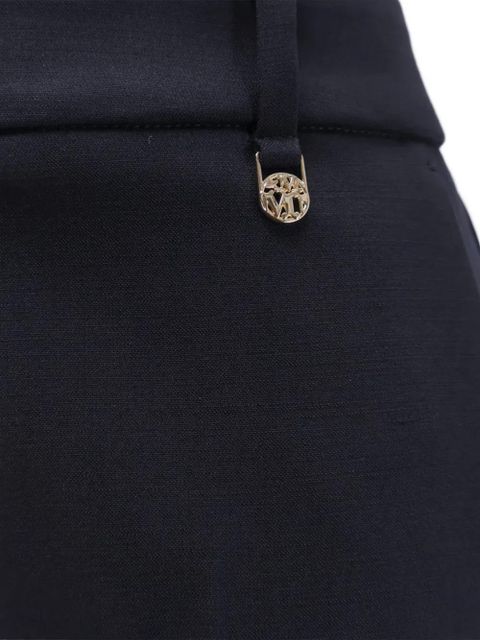 Max Mara metal-detail trousers - Blue