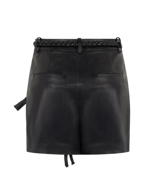 Valentino Garavani braided belt shorts - Black - zdjęcie produktu nr 2
