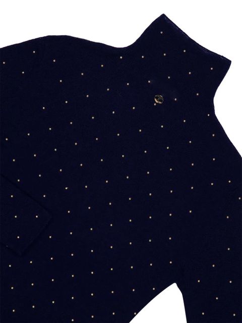 Rabanne long-sleeved turtleneck wool - Blue