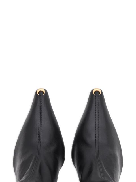 Marine Serre Ms Kiss smooth-leather boots - Black