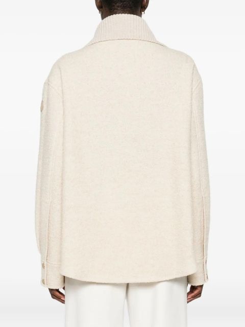 Moncler flap-pocket zip jacket - Neutrals