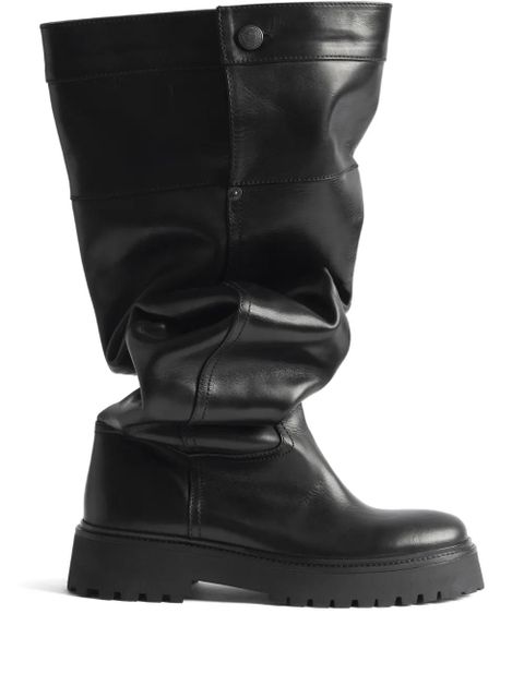 Zadig&Voltaire leather knee-high boots - Black - zdjęcie produktu nr 1