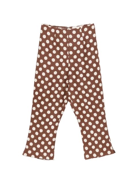 Faithfull the Brand Valeria polka-dot trousers - Brown - zdjęcie produktu nr 1