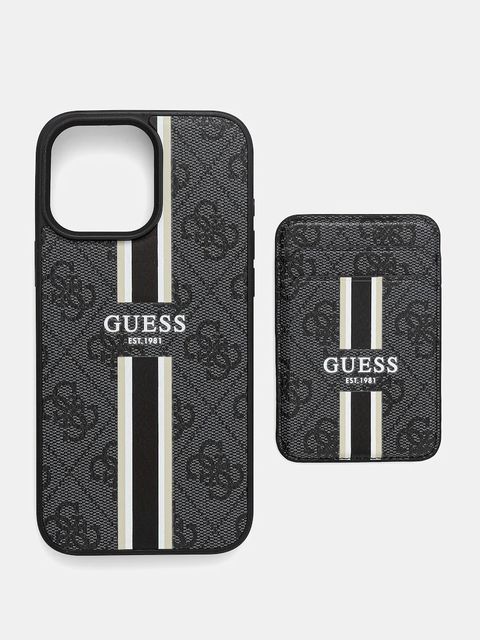 Guess etui na telefon iPhone 16 Pro Max kolor czarny GUBPHCP16XP4RPSK - zdjęcie produktu nr 1