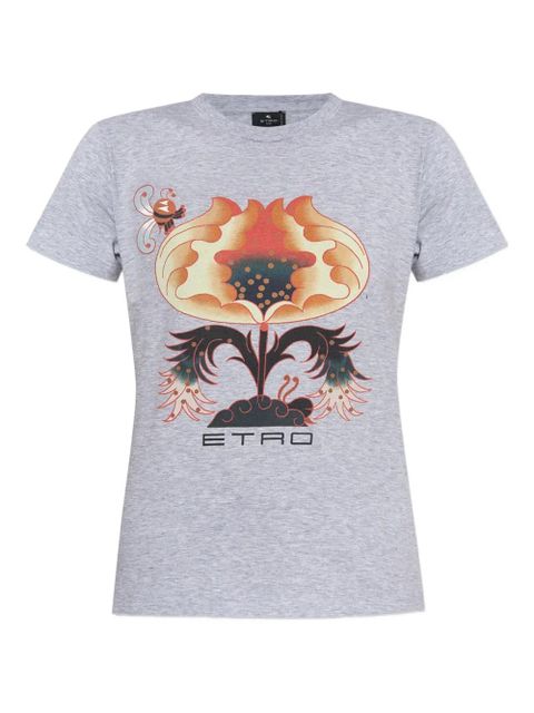 ETRO floral-print T-shirt - Grey - zdjęcie produktu nr 1