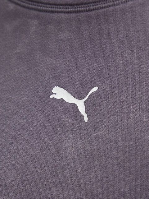 Puma bluza bawełniana damska kolor fioletowy gładka 626799