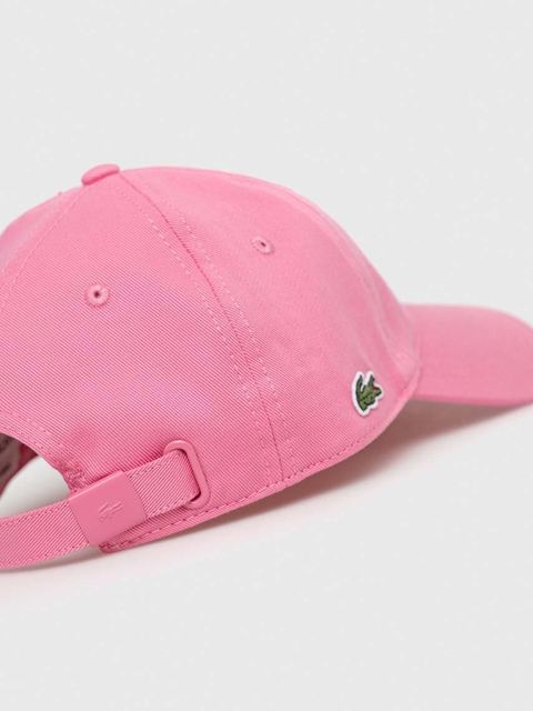 Lacoste czapka z daszkiem bawełniana