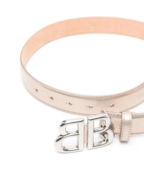 Balenciaga Monaco leather belt - Gold - zdjęcie produktu nr 2