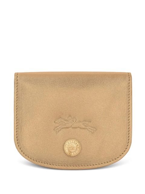 Longchamp Le Pliage Xtra snap-closure card holder - Gold - zdjęcie produktu nr 1