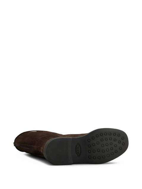 Tod's suede knee-high boots - Brown