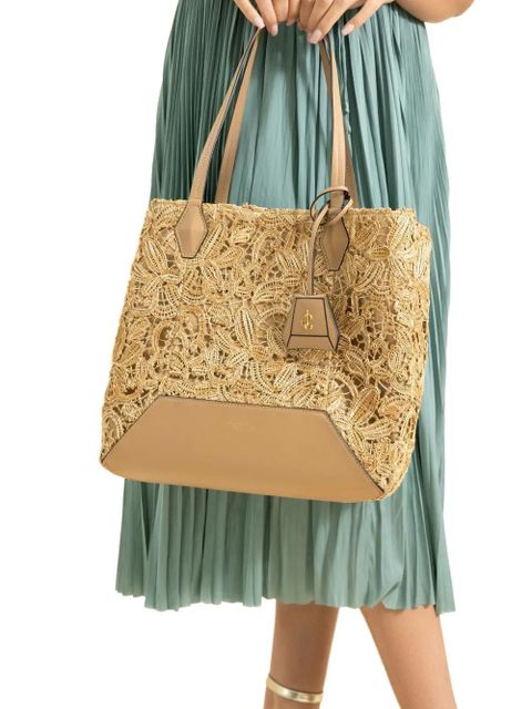 Jimmy Choo large Diamond tote bag - Neutrals