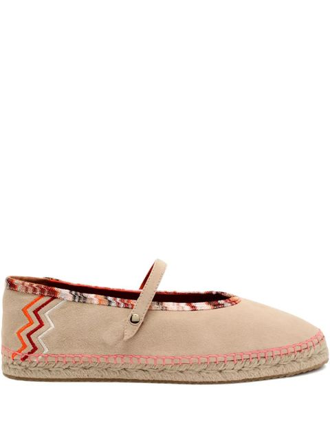 Missoni Lola suede espadrilles - Brown