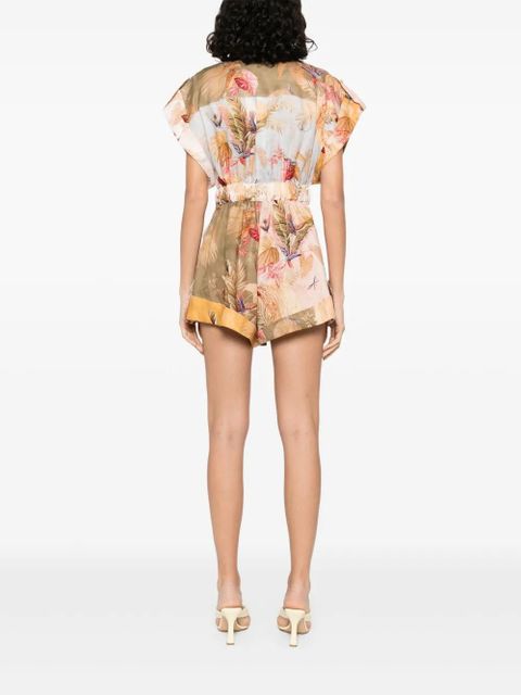 ZIMMERMANN Ascension playsuit - Neutrals