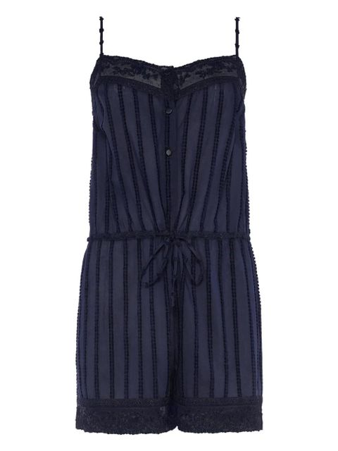 ERES Pastel lace-detailing playsuit - Blue - zdjęcie produktu nr 1