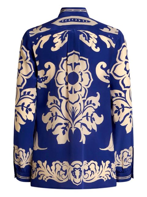 ETRO silk shirt - Blue - zdjęcie produktu nr 2