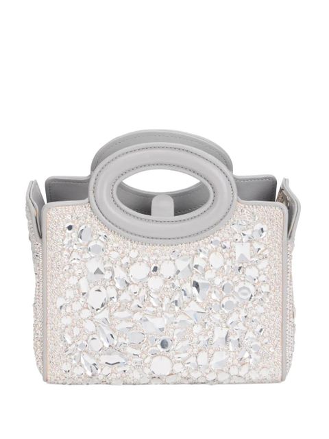 Valentino Garavani crystal-embellished handle tote bag - White - zdjęcie produktu nr 1