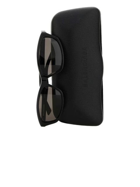 Balenciaga Eyewear logo-print sunglasses - Black
