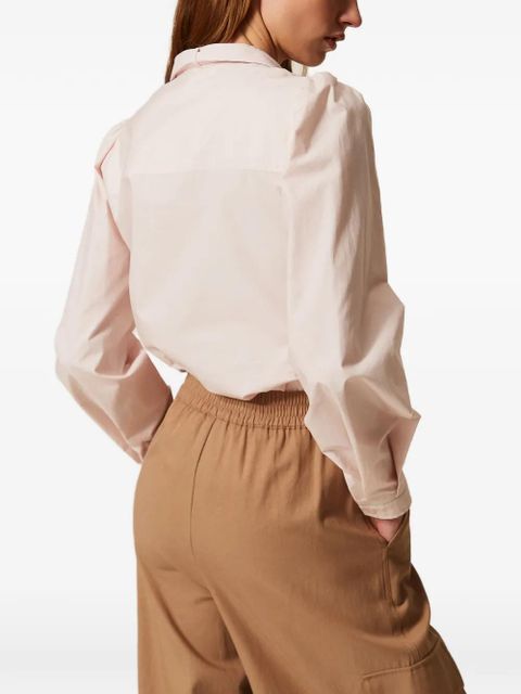 TWINSET pleated-detail shirt - Pink