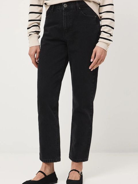 Medicine jeansy bawełniane damskie kolor czarny - zdjęcie produktu nr 1