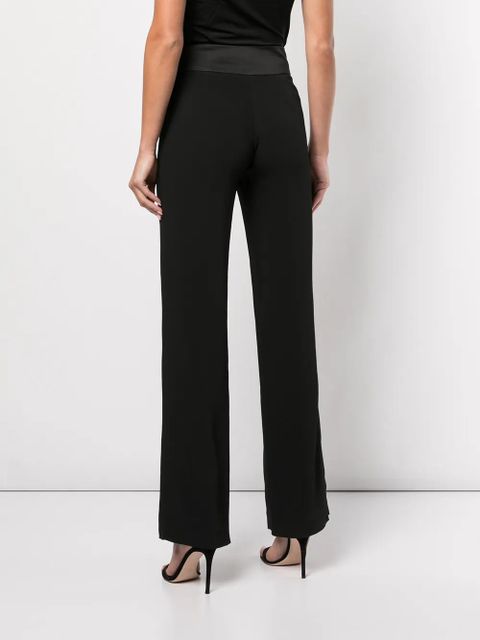 Simkhai Crepe straight-leg trousers - Black