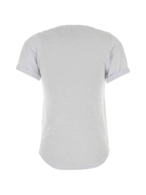 MARANT ÉTOILE rolled-sleeves T-shirt - White - zdjęcie produktu nr 2