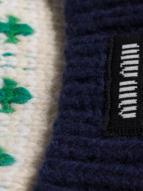 Miu Miu wool beanie hat - Blue - zdjęcie produktu nr 2