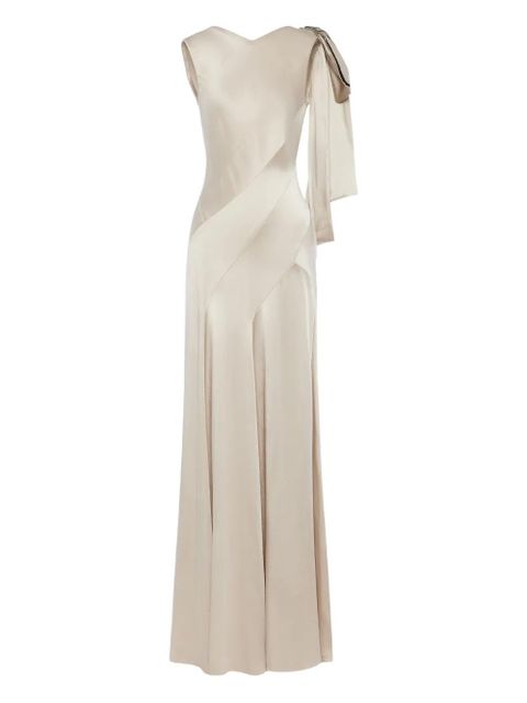 Maison Margiela bow-detail gown - Neutrals - zdjęcie produktu nr 1