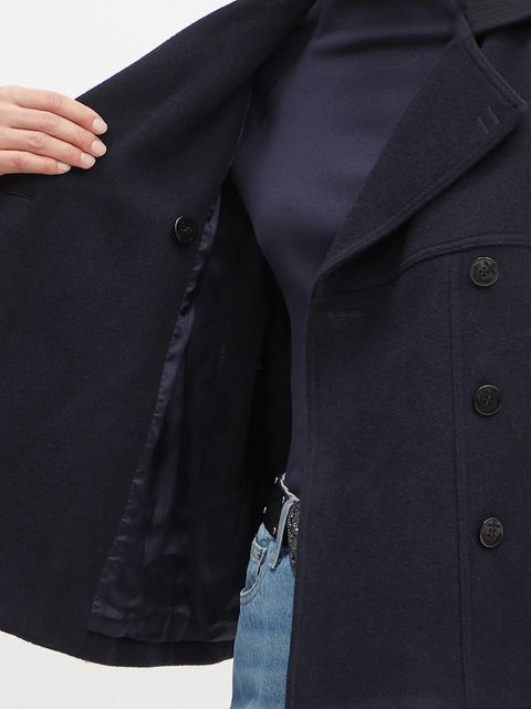 The Kooples płaszcz wełniany