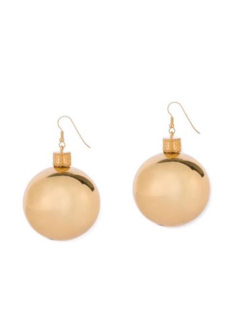 Moschino sphere-shape drop earrings - Gold - zdjęcie produktu nr 2