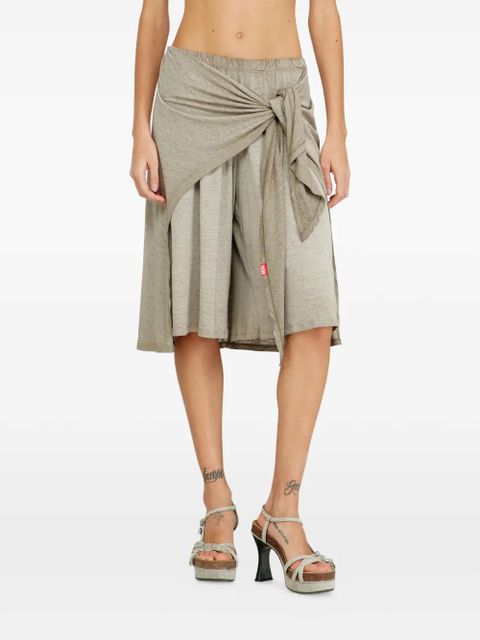 Diesel P-Ralya knot-detail shorts - Neutrals