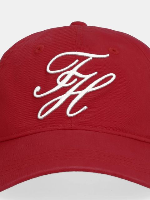 Tommy Hilfiger czapka z daszkiem kolor czerwony AW0AW18221 - zdjęcie produktu nr 2