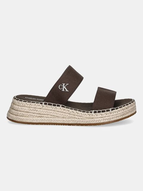 Calvin Klein Jeans klapki SPORTY ROPE MG LTH WEBBING - zdjęcie produktu nr 1