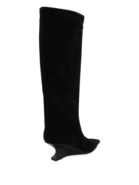 Paris Texas 50mm Nina sculpted-heel knee-high boots - Black - zdjęcie produktu nr 2