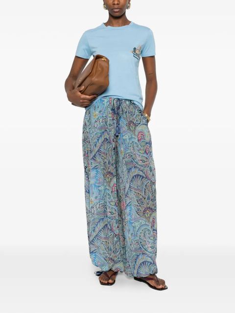ETRO paisley print T-shirt - Blue - zdjęcie produktu nr 2