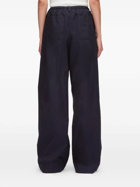 3.1 Phillip Lim drawstring wide-leg trousers - Blue
