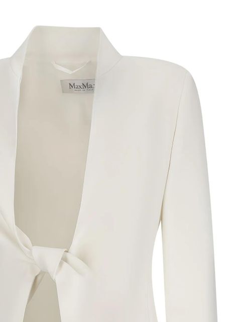 Max Mara Ghiotto knot jacket - White