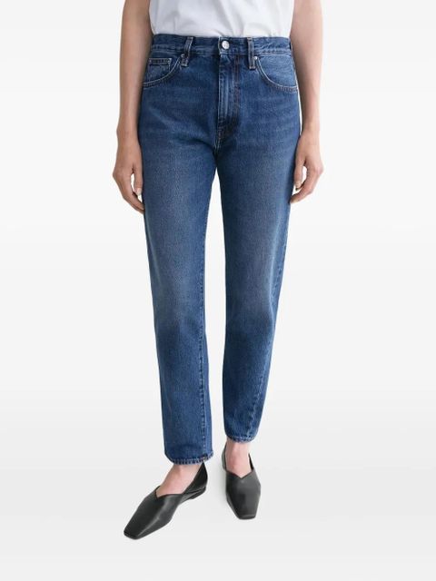 TOTEME logo-patch jeans - Blue - zdjęcie produktu nr 2