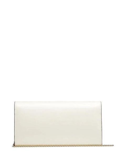 Jimmy Choo Emmie leather clutch bag - White - zdjęcie produktu nr 2