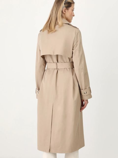 Medicine trencz damski kolor beżowy przejściowy
