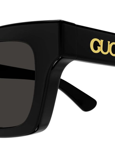 Gucci Eyewear rectangle-frame sunglasses - Black