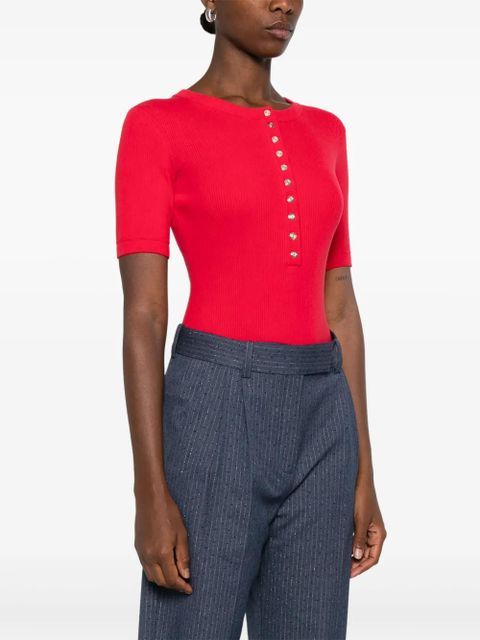 Maje ribbed-knit cardigan - Red - zdjęcie produktu nr 2