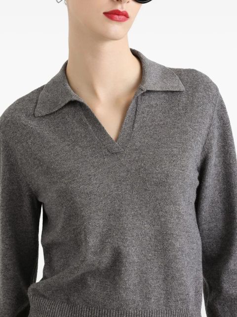 Dolce & Gabbana cashmere cropped top - Grey