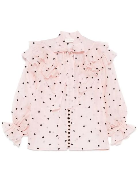 ZIMMERMANN Crush blouse - Pink - zdjęcie produktu nr 1