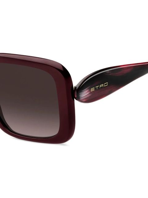 ETRO Etropaisley sunglasses - Red