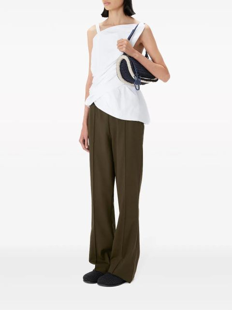 JW Anderson high-waist tailored trousers - Green